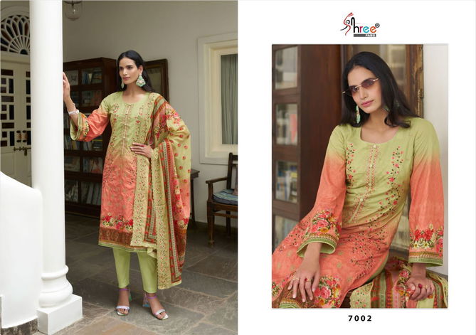 Bin Saheed Lawn Collection 7 Pure Lawn Pakistani Dress Material